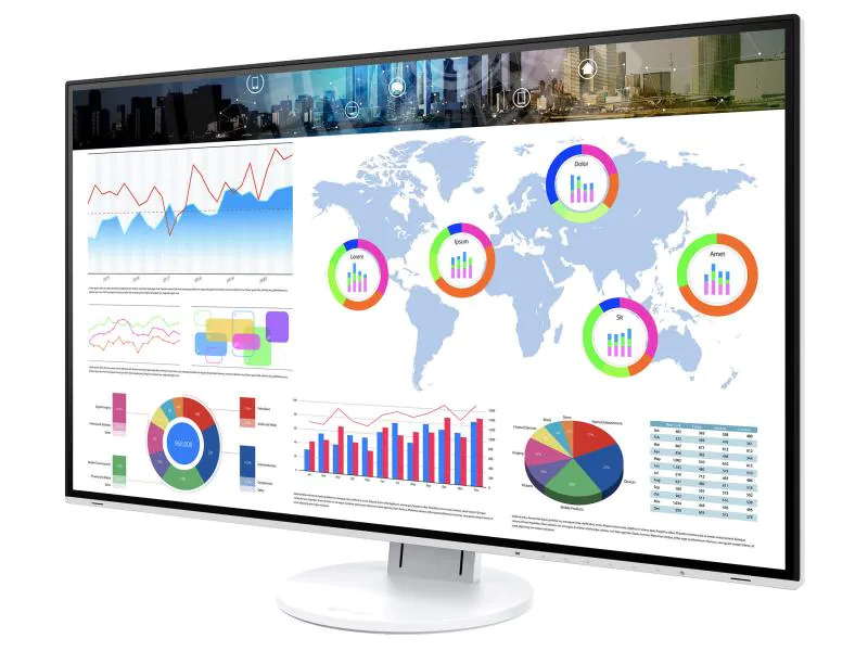Eizo EV3285 Swiss Edition Blanc