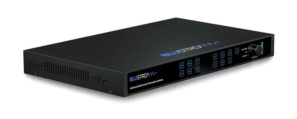Blustream AMF42AU - Switch Presentation Multi-Format 4x2 HDMI/USB-C/HDBT + Mic Input
