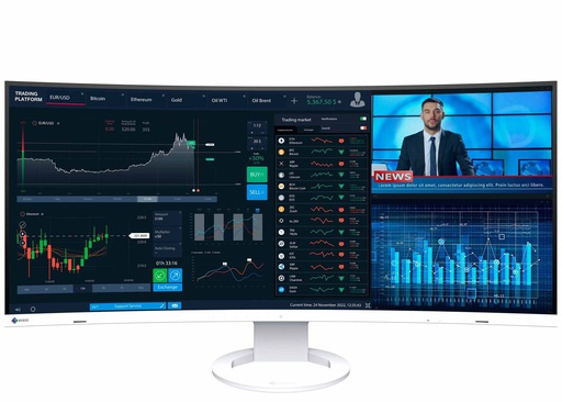 Eizo EV3895 Swiss Edition Blanc