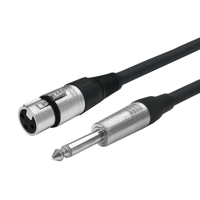 Vivolink XLR femelle vers jack mono 6,35 mm, câble 3m