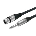 Vivolink XLR femelle vers jack mono 6,35 mm, câble 3m