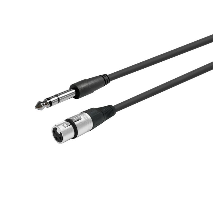 Vivolink XLR femelle vers jack stéréo 6,35 mm, câble 5m