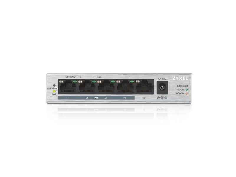 Zyxel GS1005HP - Commutateur PoE+,  5 Ports