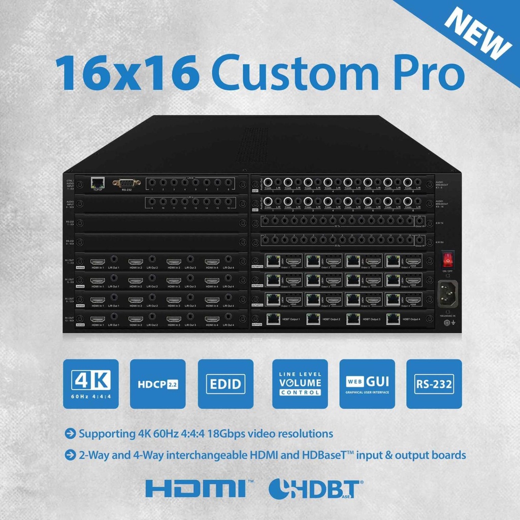 Blustream CUSTOMPRO-HUB16