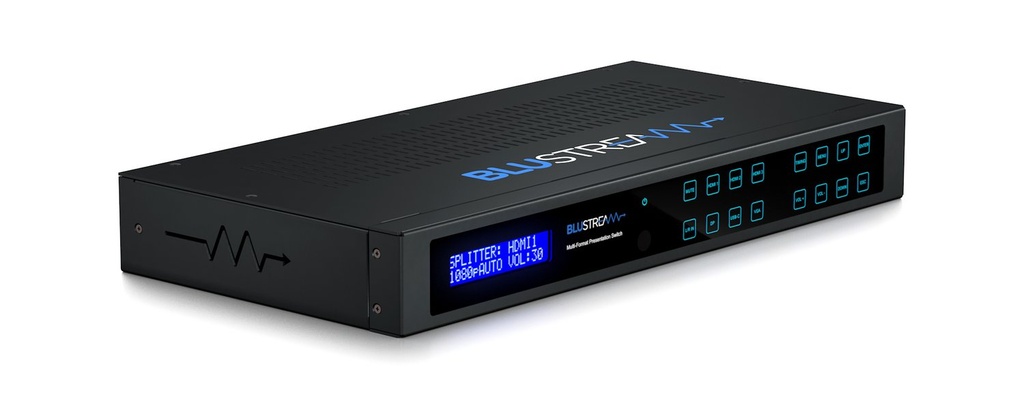 Blustream MFP62 - Multi-Format Presentation Switch HDMI/USB-C/DP/VGA 6xIN/2xOUT