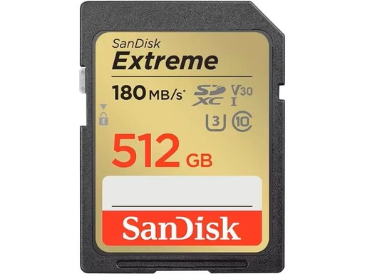 [SDSDXVV-512G-GNCIN] SanDisk Carte SDXC Extreme 512 GB