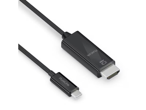 [IS2201-010] PureLink Câble IS2201-010 USB type C - HDMI 1 m, Noir