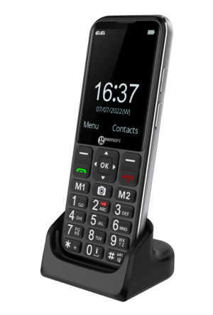 [CL8600_BLK/SIL_VDE] Geemarc CL8600 - Téléphone portable 4G amplifié avec grand écran et appareil photo