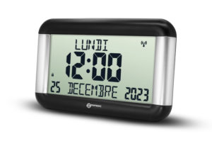 [VISO8_BLK/SIL_VDE] Geemarc VISO 8 - Horloge numérique automatique avec affichage de la date