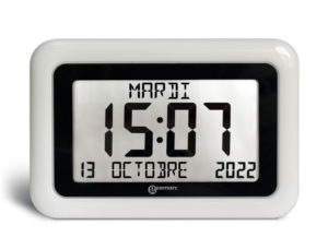 [VISO10_WH_VDE] Geemarc VISO10 - Horloge avec grand afficheur numérique et calendrier