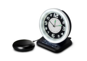 [JWNS-VINTAGE_BLK_VDE] Geemarc WAKE’N’SHAKE VINTAGE - Réveil vibreur analogique