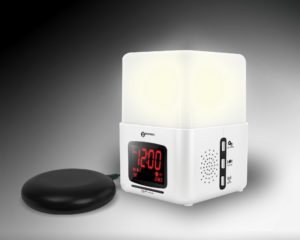 [JWNS-LIGHT_WH_I] Geemarc WAKE’N’SHAKE LIGHT - Réveil avec lampe
