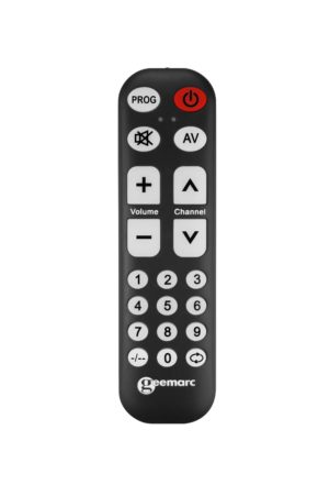 [TV-1_BLK] Geemarc TV1 - Télécommande universelle – 1 canal d’enregistrement