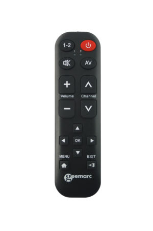 [TV-15_BLK] Geemarc TV15 - Télécommande universelle – 14 touches programmables