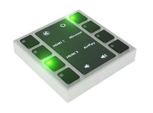 [Keypadcue-55GY] Cue Keypadcue-55GY - Panneau 8 boutons programmables PoE