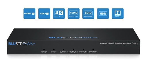 [SP14CS] Blustream SP14CS Splitter 1/4 - 4K 18 Gbps HDMI2.0