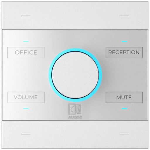 [NCP105/W] Audac NCP105/W - Contrôleur mural universel réseau Blanc