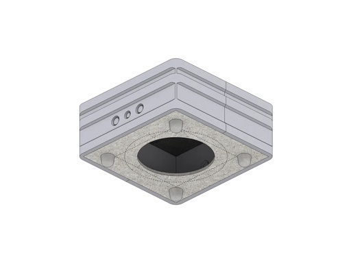 [Boîtier d'encastrement taille M] B-System Boîtier d'encastrement taille M pour plafonds en béton