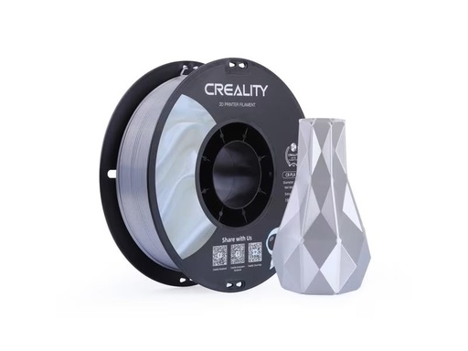 [3301120007] Creality Filament PLA, Silk argent, 1.75 mm, 1 kg