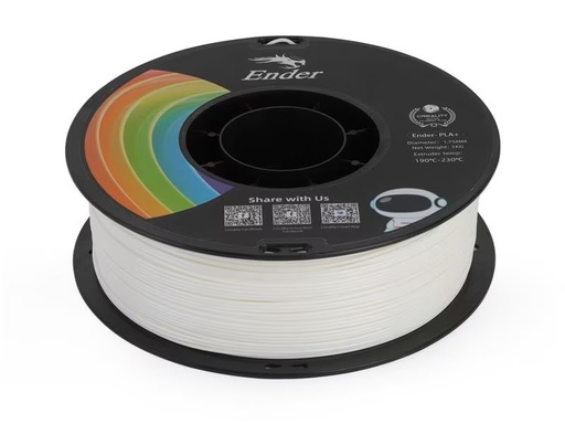 [3301010305] Creality Filament PLA+ Blanc, 1.75 mm, 1 kg
