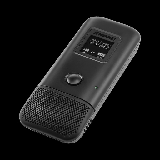 [MXW6X/C=-Z11] Shure MXW6X/C=-Z11 - Émetteur de surface DECT, Cardio, noir