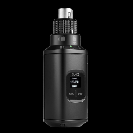 [SLXD3=-J53] Shure SLXD3=-J53 - Émetteur plug-on numérique sans fil avec connecteur XLR