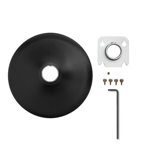 [A901B-R-PM-1.5IN] Shure A901B-R-PM-1.5IN - Kit de montage sur tube 1,5" NPT pour MXA901-R, noir