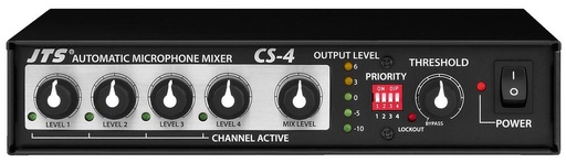 [CS-4] JTS CS-4 - Mini-Mixeur Microphones 4x Entrées