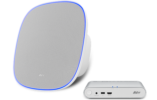 [61U6300000AC] AVer Fone700 - Haut-parleur de plafond avec HUB de connexion. Câble de 10 m inclus