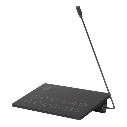 [MPX88] Audac MPX88 - Microphone d'appel col de cygne de table, 8 zones