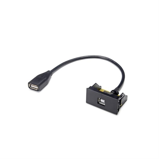 [AVM-1109] Cecoflex - AVM-1109 - Module USB B-A F/F noir avec câble de 200 mm