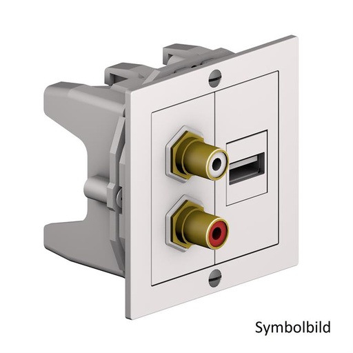 [AV09-000-000-2] Cecoflex - AV09-000-000-2 - Boîtiers AV double Edizio/Kallysto, blanc