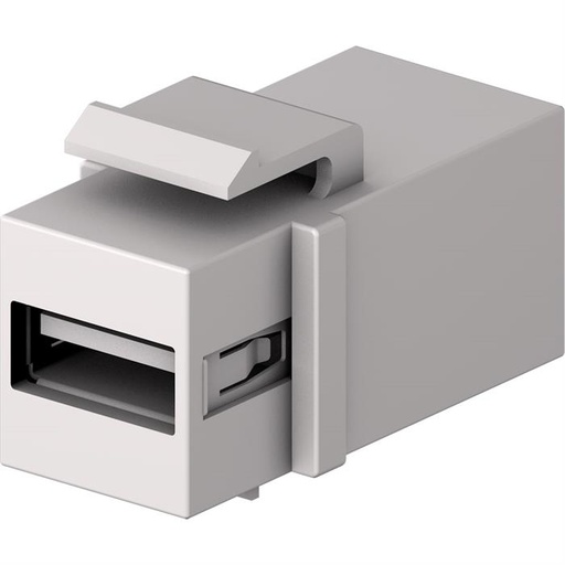 [AVM-0008] Cecoflex - AVM-0008 - USB A-B Keystone F/F blanc