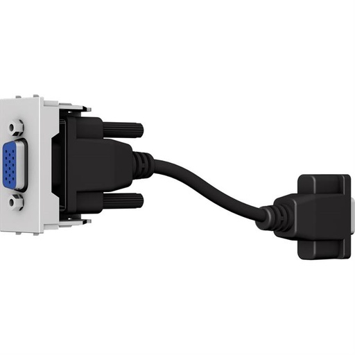 [AVM-1002] Cecoflex - AVM-1002 - Module VGA F/F blanc avec câble de 200 mm