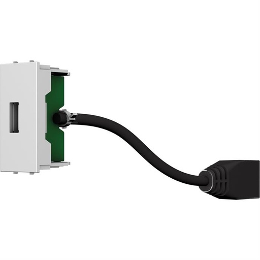 [AVM-1008] Cecoflex - AVM-1008 - Module USB A-B F/F blanc avec câble de 200 mm