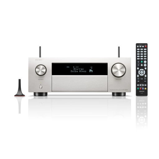 [AVCX4800HSPE2] Denon AVC-X4800H - Ampli-tuner AV 200W 8K à 9.4 canaux avec HEOS Built-in - Argenté