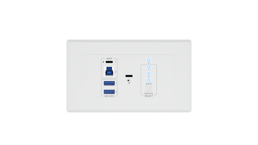 [UEX3H-WP-EU] Blustream UEX3H-WP-EU - USB 3.2 Gen1 HDBaseT™ Extender EU Wall Plate - Host