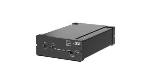 [AMP22] Audac AMP22 - Mini Amplificateur 2x15W@4ohm Mic+Line IN