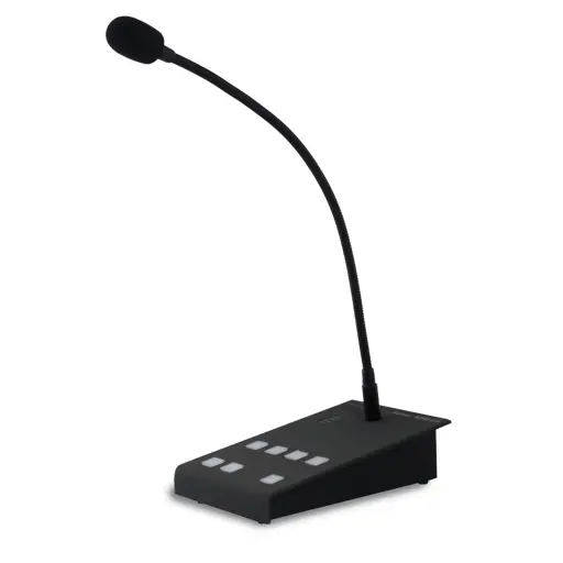 [APM104MK2] Audac APM104MK2 - Microphone d'appel numérique col de cygne, 4 zones