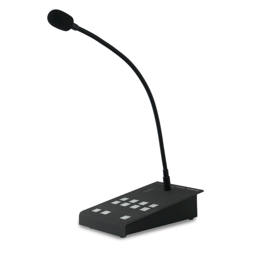 [APM108MK2] Audac APM108MK2 - Microphone d'appel numérique col de cygne, 8 zones