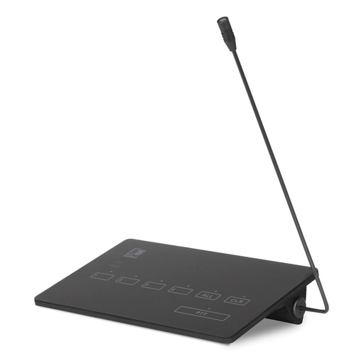 [MPX48] Audac MPX48 - Microphone d'appel col de cygne de table, 4 zones