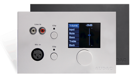[MWX65/B] Audac MWX65/B - Panneau de Contrôle Mural Tout-En-Un (série MTX) - Noir
