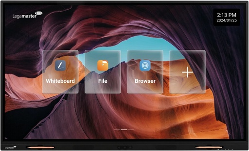 [ETX-8640 Education] Legamaster ETX-8640 - Écran tactile, 86", 18/7, UHD, 450cd/m², Android 13