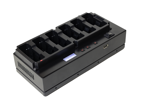 [RF-DC6-865] Contacta RF-DC6-865 - Chargeur 6 baies