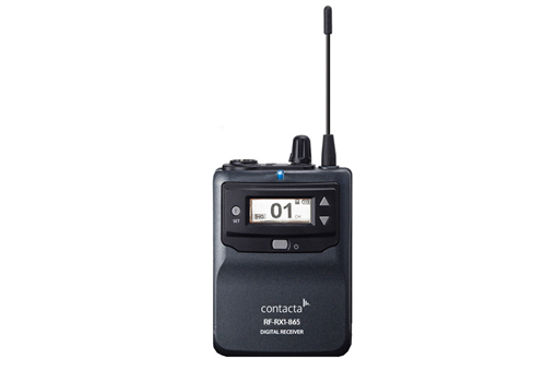 [RF-RX1-865] Contacta RF-RX1-865 - Récepteur radiofréquence portable