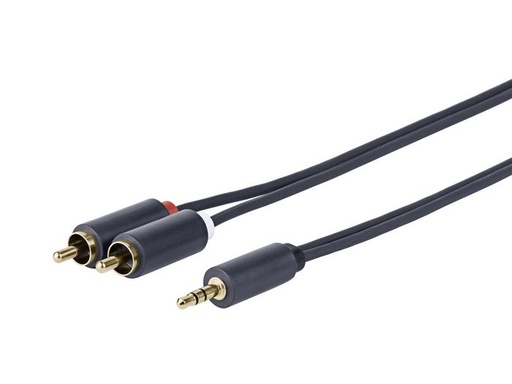 [PROMJRCA15] Vivolink Jack 3.5MM - 2 X RCA M-M 15m