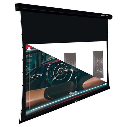 [COLISEUM4K300CA] Lumene Ecran motorisé 4K/8K Platinium 16/9 3050 x 1720 Acoustic