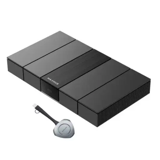 [WB05 + 1 bouton] Maxhub - WB05 - Système de présentation HDMI 4K sans fil, Set avec bouton