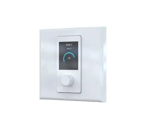[DA11ABL-WP-V2EU] Blustream - DA11ABL-WP-V2EU - Panneau mural Bluetooth et audio analogique - Dante - Blanc