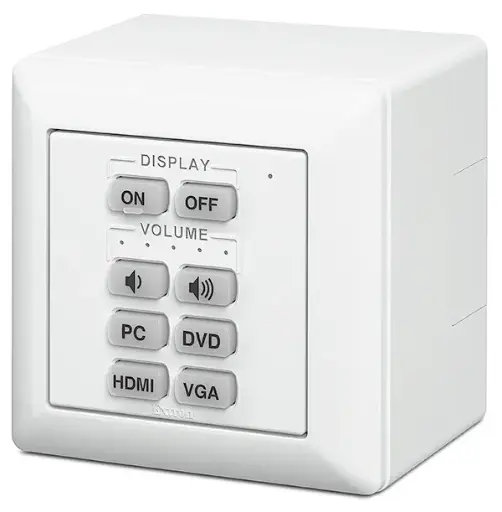 [70-1131-11] Extron Gamme EWB 211 — Boîtier mural externe à un gang pour produits Flex55 et EU ; blanc